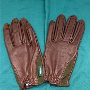 Men’s Vintage Brown Leather Gloves -Small